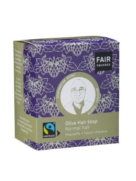 FAIR SQUARED Hair Soap Olive 2 x 80 g (5,59 €/100 g)