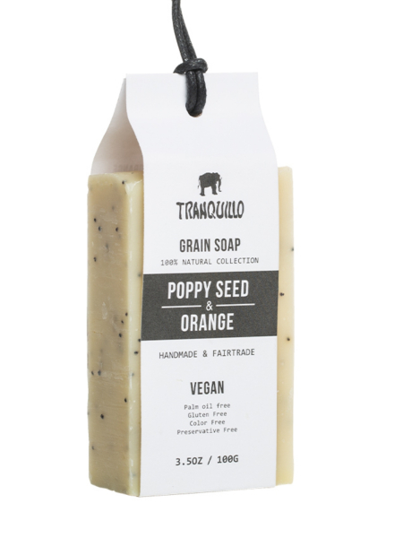 TRANQUILLO Seife Poppy Seed/Orange 100 g