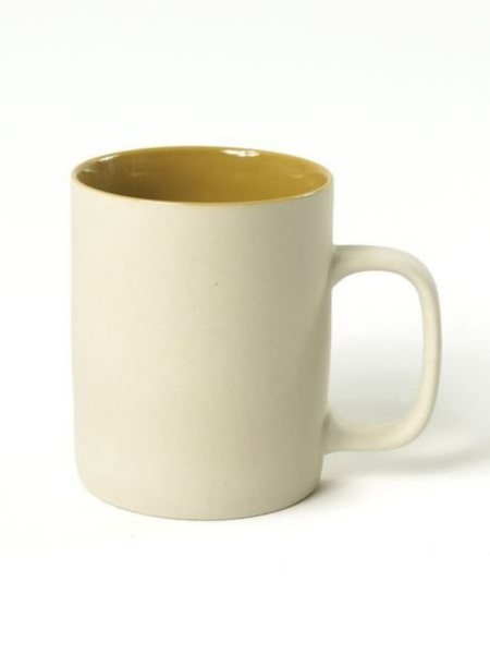 KINTA Becher Cup L light grey/mustard