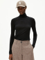 Preview: ARMEDANGELS Rollkragen-Shirt Graziliaa Wool Blend black