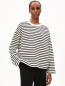 Preview: ARMEDANGELS Sweatshirt Frankaa Maarlen Stripe undyed/black