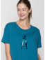 Preview: GREENBOMB T-Shirt Feel Bike Romantic rich blue 2