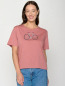 Preview: GREENBOMB T-Shirt Nova Bike Handdrawn dark rose