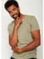 Preview: GREENBOMB T-Shirt Spice Stripes sea green