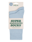 Preview: MELA Ripp Socken 2er Pack cloudy blue 2