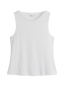 Preview: MELA Ripp Tanktop Drisna weiß 5