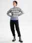 Preview: MELA Strickpullover Ishani forgetmenot gemustert 4