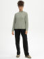 Preview: MELA Stehkragenpullover Rippstrick Analah green clay 3
