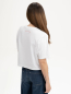 Preview: MELA T-Shirt Cropped Joshna Herz weiß 2