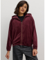Preview: RECOLUTION Nicki Sweatjacke Heliconia dark plum 2