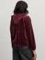 Preview: RECOLUTION Nicki Sweatjacke Heliconia dark plum 3