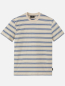 Preview: RECOLUTION T-Shirt Cassava Stripes electric blue