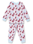 Preview: SENSE ORGANICS Schlafanzug Long John Katzendruck pink