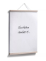 Preview: SIDE BY SIDE Posterleiste 50 cm Eichenholz