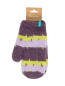 Preview: TRANQUILLO Grobstrick Handschuhe plum 2