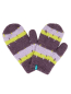 Preview: TRANQUILLO Grobstrick Handschuhe plum