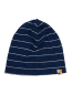 Preview: LOUD + PROUD Mütze Streifen mit Leinen ultramarine 2