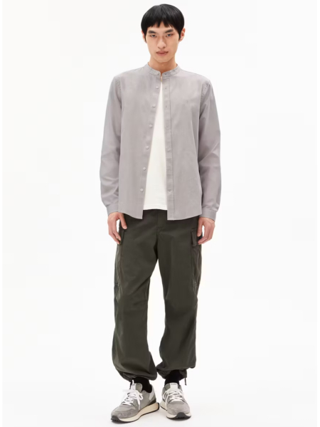 Preview: ARMEDANGELS Hemd Tomaasas light sage 4