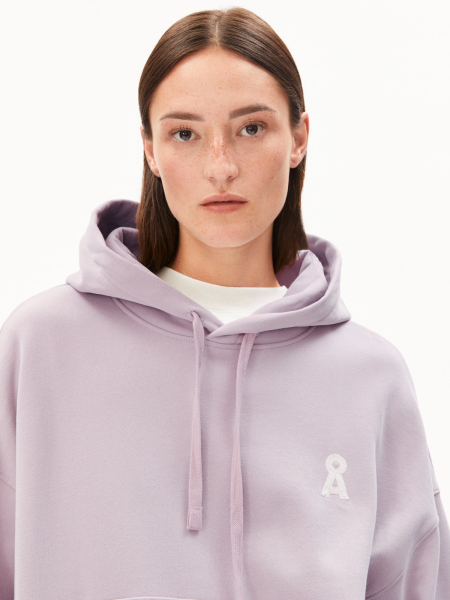 Preview: ARMEDANGELS Sweathoodie Iconic Å Francisaraa ice grape 3