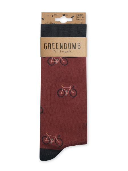Preview: GREENBOMB Socken Vintage Small Bike 2