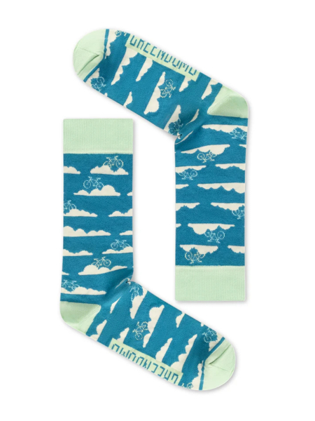 GREENBOMB Socken Clouds blue