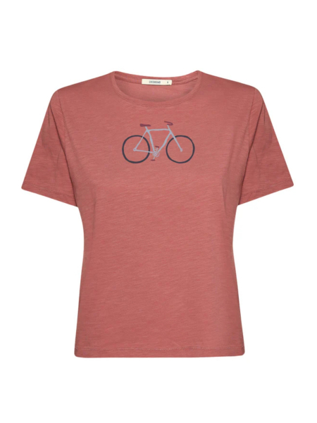 Preview: GREENBOMB T-Shirt Nova Bike Handdrawn dark rose 4