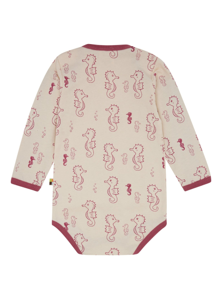 Preview: LOUD + PROUD Body Langarm Tierprint rouge 2