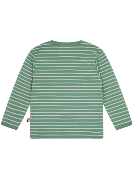 Preview: LOUD + PROUD Langarmshirt Streifen bamboo 2