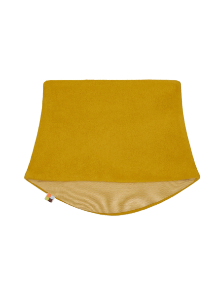 Preview: LOUD + PROUD Wende-Schlauchschal Baumwoll-Fleece curry 2