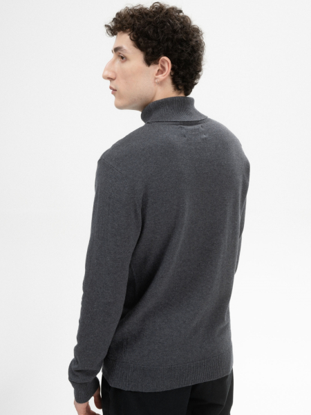 Preview: MELA Rollkragenpullover Kanja anthrazit melange 3