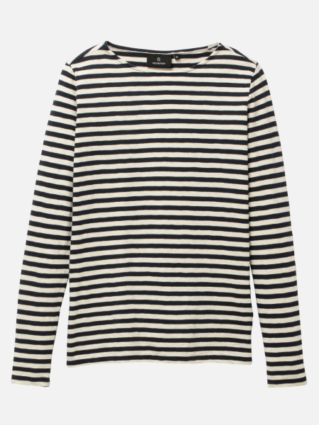 RECOLUTION Longsleeve Iris Stripes dark navy 5