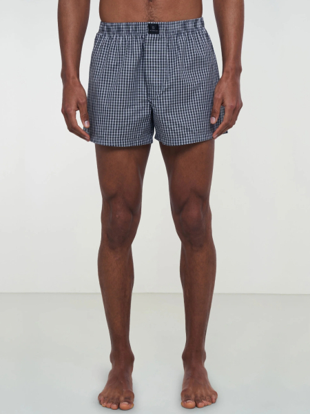 RECOLUTION Boxershorts Amargo Stripes dark grey/white