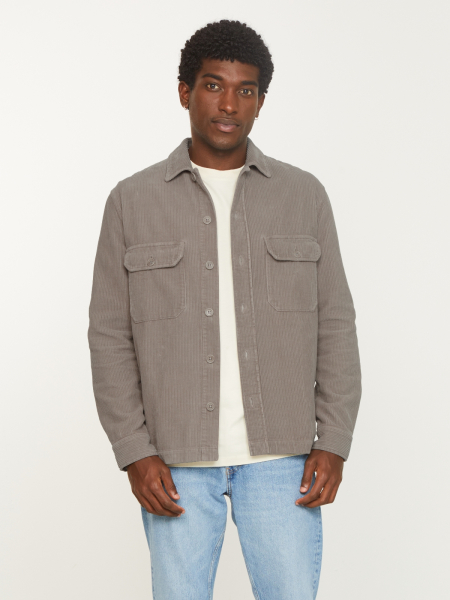 Preview: RECOLUTION Cord Overshirt Albuca hazel brown 2
