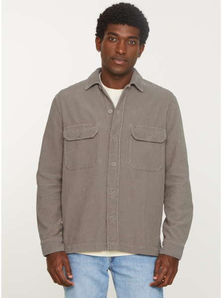 Preview: RECOLUTION Cord Overshirt Albuca hazel brown 3