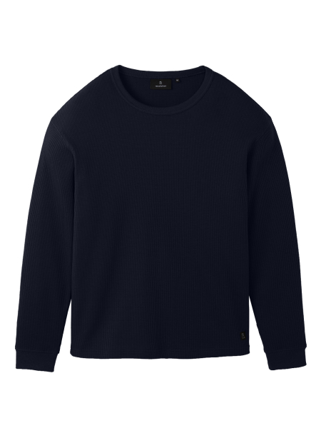 Preview: RECOLUTION Longsleeve Larkspur dark navy 4