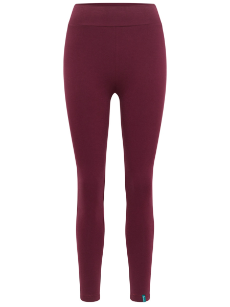 Preview: TRANQUILLO Leggings uni wine 4