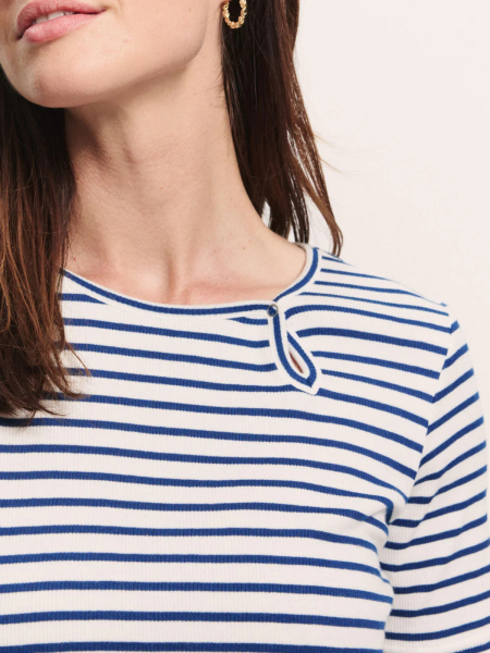 Preview: TRANQUILLO Jerseyshirt Lillyy Stripes navy 3