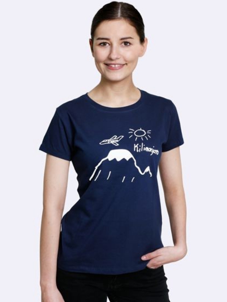 KIPEPEO T-Shirt Kilimanjaro navy