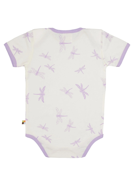 Preview: LOUD + PROUD Body Kurzarm Libellen lilac 2