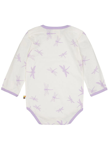 Preview: LOUD + PROUD Body Langarm Libellen lilac 2