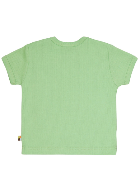 Preview: LOUD + PROUD T-Shirt Derby Rib Frösche opal 2