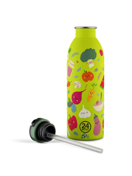 24BOTTLES Kids Bottle 0,5 Liter Veggie Friends 4
