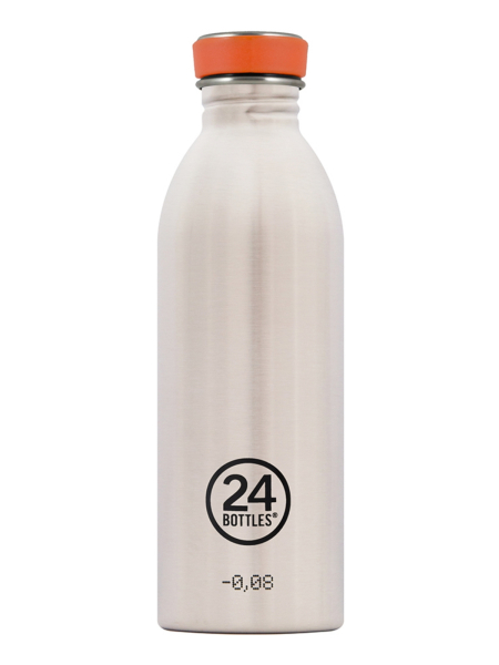 24BOTTLES Urban Bottle 0,5 Liter steel life
