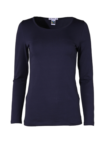 ANUKOO Langarmshirt tiefblau