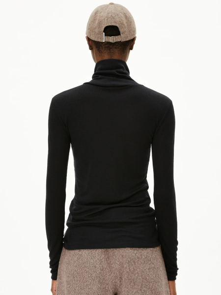 ARMEDANGELS Rollkragen-Shirt Graziliaa Wool Blend black 2