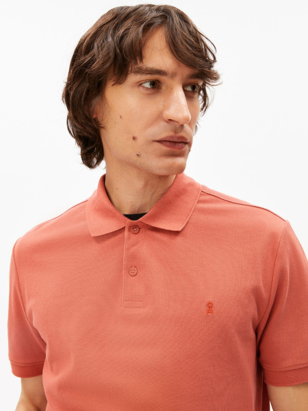 ARMEDANGELS Poloshirt Maario tabasco red 3
