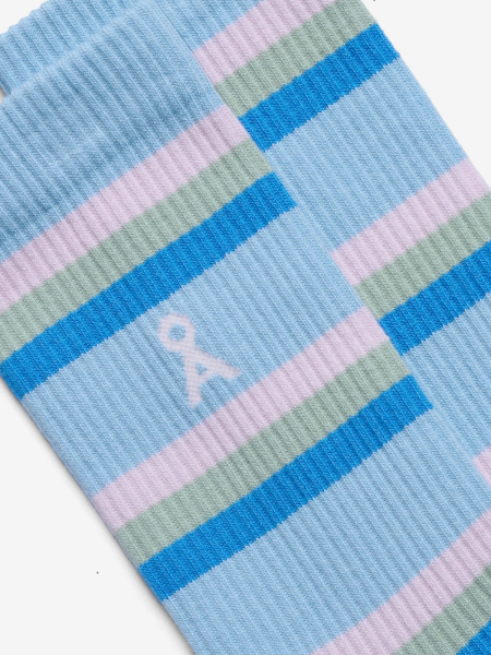 ARMEDANGELS Socken Stripe blue glow 2