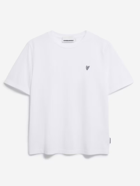 ARMEDANGELS T-Shirt Lualaa Icons white/misty morning 4