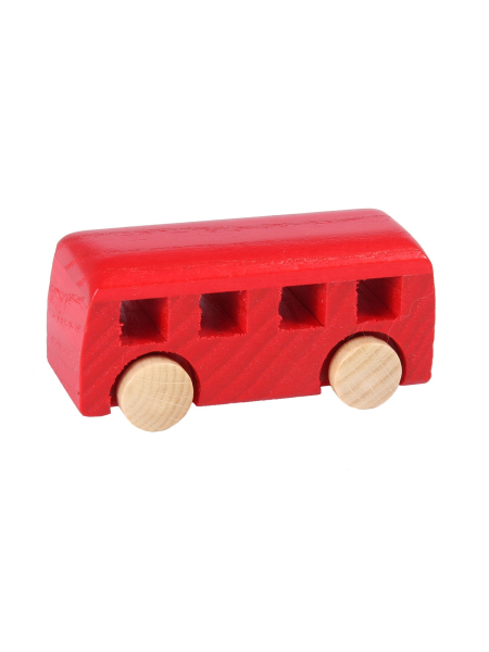 BECK HOLZSPIELZEUG Kleinbus Holz rot