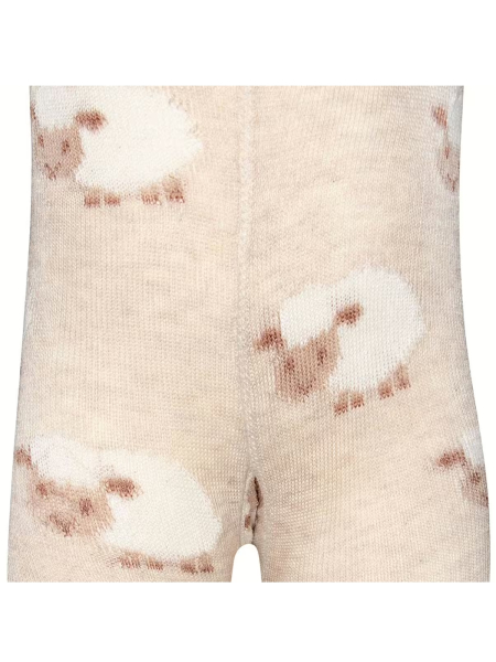 EWERS STRÜMPFE Kinderstrumpfhose Schäfchen beige melange 2